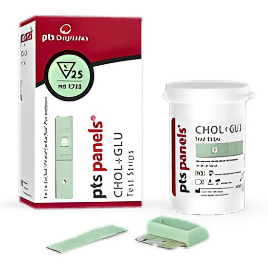 Picture of CHOL+GLU test strips